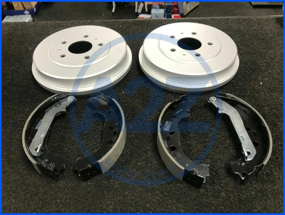 FOR FORD FOCUS MK2 MK3 1.6TDCI BRAKE DRUMS REAR BRAKE SHOES