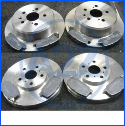FOR TOYOTA CELICA 2.0 TURBO GT4 ST185 FRONT REAR BRAKE DISC BRAKE PADS