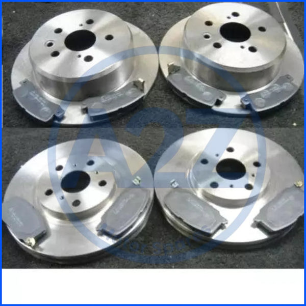 FOR TOYOTA CELICA 2.0 TURBO GT4 ST185 FRONT REAR BRAKE DISC BRAKE PADS