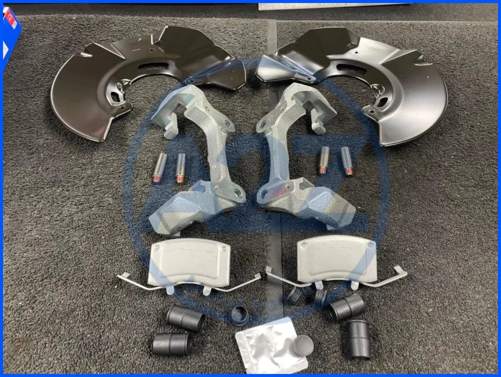 FOR VW TRANSPORTER T5 T6 340MM BIG BRAKE DISC COVER SHIELDS CALIPER BRACKET KIT