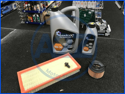 FORD MONDEO MK3 2.0D TDi TDCI 6L FULLY SYNTH OIL AIR FILTER +SUMP PLUG 2001-2007