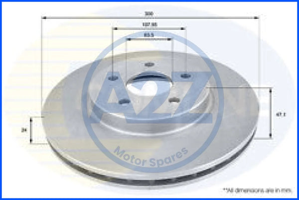 FORD MONDEO MK3 TDCI ST155 ST220 FRONT DRILLED GROOVED BRAKE DISCS MINTEX PADS