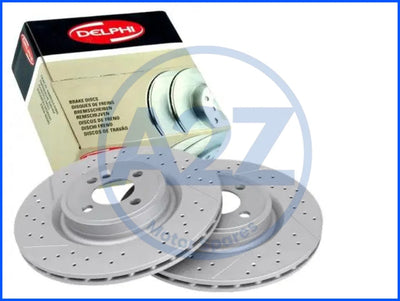 GENUINE DELPHI PERFORMANCE FRONT BRAKE DISCS FOR MINI JCW R55 R56 R57 316MM X22