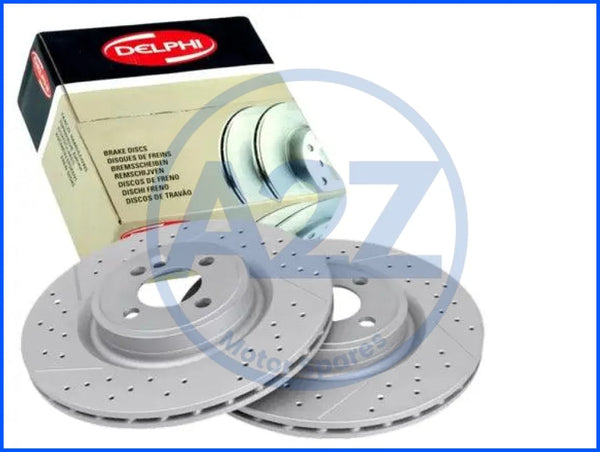 GENUINE DELPHI PERFORMANCE FRONT BRAKE DISCS FOR MINI JCW R55 R56 R57 316MM X22