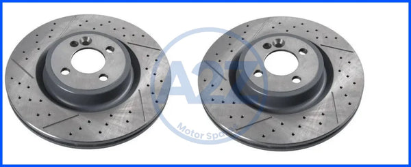 GENUINE DELPHI PERFORMANCE FRONT BRAKE DISCS FOR MINI JCW R55 R56 R57 316MM X22