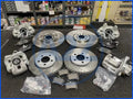 GOLF MK4 V5 V6 4MOTION ANNIVERSARY  BIG BRAKE DISC UPGRADE CALIPER CONVERSION FRONT312MM REAR 256MM VENTED