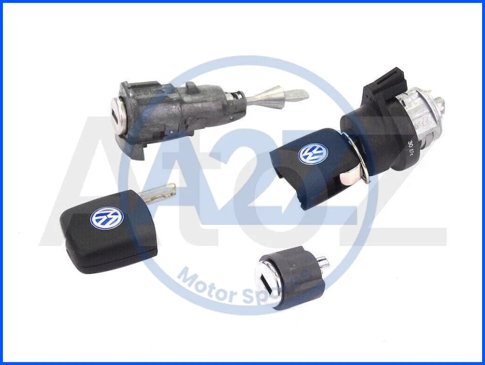 IGNITION BARREL TRANSPONDER KEY LOCK SET GENUINE OE VW GOLF MK5 (2004-08)