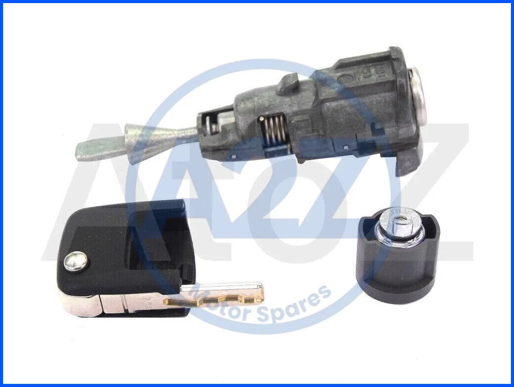 IGNITION BARREL TRANSPONDER KEY LOCK SET GENUINE OE VW GOLF MK5 (2004-08)