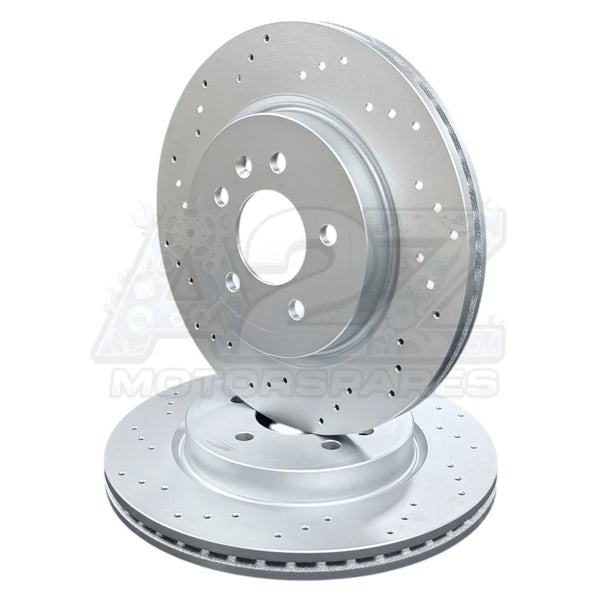 PERFORMANCE REAR DRILLED BRAKE DISCS ASTRA J GTC VXR TURBO 13429575 314MM