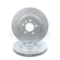 PERFORMANCE REAR DRILLED BRAKE DISCS ASTRA J GTC VXR TURBO 13429575 314MM