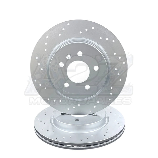 PERFORMANCE REAR DRILLED BRAKE DISCS ASTRA J GTC VXR TURBO 13429575 314MM