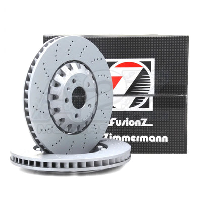Porsche Cayenne (2010 2018) Zimmermann Drilled Front Brake discs 390mm