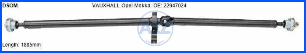 PROPSHAFT FOR VAUXHALL OPEL MOKA PROPSHAFT   L=1885mm 22947024