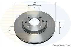 FOR KIA MAGENTIS FRONT BRAKE DISC & PADS 280MM 4 STUD