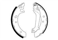FOR FORD ESCORT MK5 MK6 1.8TD REAR DRUM BRAKE SHOE SET 203MM X 38MM