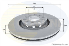 AUDI A6 C5 4D TDI AVANT QUATTRO CROSS DRILLED GROOVED FRONT BRAKE DISC 312MM