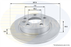 FORD GALAXY 2000-06 REAR BRAKE DISC PADSS WITH SENSOR