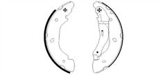 FOR FORD TRANSIT TOURNEO 2.0 TO 2.2 MINTEX REAR BRAKE SHOES SET OF 4