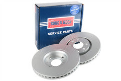 FRONT BRAKE DISC DRILLED GROOVE MINTEX BRAKE PADS CITROEN DS3 DS4 283MM