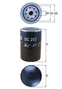FOR AUDI A4 A6 VOLKSWAGEN PASSAT MAHLE OIL FILTER