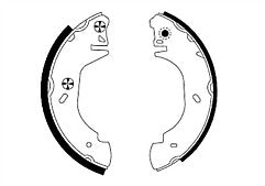 FORD TRANSIT  2.0 DUAL FUEL MK 5 (1994-2000) MINTEX REAR BRAKE SHOES SET OF 4