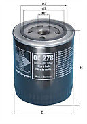 FOR OPEL FRONTERA VAUXHALL CARLTON FRONTERA MAHLE OIL FILTER