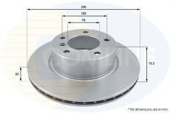 BMW E81 E87 E90 E91 FRONT DISC FRONT BRAKE PADS 292MM DIAMETER