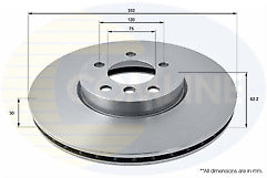 X6 XDRIVE40D M SPORT (MK2 (F16) DISCS CROSS DRILLED WITH BRAKE  FRONT REAR