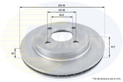 FORD MONDEO ST200 CROSS DRILLED GROOVED BRAKE DISC FRONT REAR