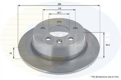 FOR MERCEDES VITO V CLASS W638 95-03 BRAKE DISC CROSS DRILLED GROOVED REAR