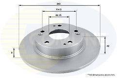 FOR  CIVIC 1.4 1.8 i-CTDi i-DSi i-VTEC REAR CROSS DRILLED BRAKE DISC PAD REAR 