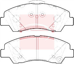 FOR HYUNDAI i10 OE QUALITY FRONT BRAKE PADS