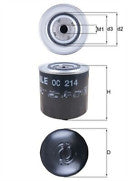 FOR AUDI 100 A6 VW CARAVELLE TRANSPORTER VOLVO 850 S70 V70 MAHLE OIL FILTER