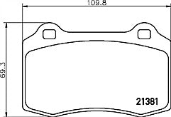 FORD FOCUS RS MK1 BRAKE PADS FRONT REAR MINTEX BRAKE PADS FRONT REAR