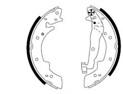 FOR SUZUKI SJ410 SJ413 VITARA VOLVO 360 REAR BRAKE SHOES 226.8X41