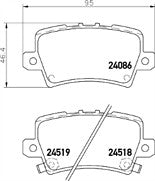 FOR HONDA CIVIC 1.4 1.6 1.8 i-VTEC REAR BRAKE DISCS BRAKE PADS MINTEX 