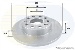 FOR AUDI A3 SEAT TOLEDO SKODA OCTAVIA TOURAN CADDY REAR BAKE DISCS DIMPLED GROOV