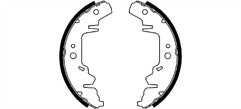FOR CHRYSLER GRAND VOYAGER 2.5TD KIA  SEDONA 2.5 MINTEX REAR BRAKE SHOES 