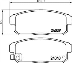 FOR MAZDA RX8 REAR BRAKE DISCS & MINTEX BRAKE PADS 
