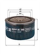 FOR ALFA ROMEO 156 ALFA GT ALFA SPIDER MAHLE OIL FILTER