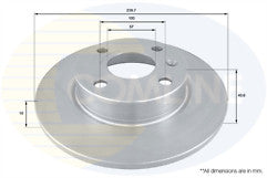 VAUXHALL CORSA BRAKE DISCS BRAKE PADS REAR 2001> SRI