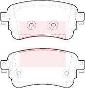 FOR TOYOTA Proace CITROEN DISPATCH EXPERT  REAR  BRAKE PADS FULL SET 
