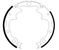 FOR JEEP  GRAND CHEROKEE 2.5 (1993-2001) MINTEX  REAR BRAKE SHOES SET OF 4