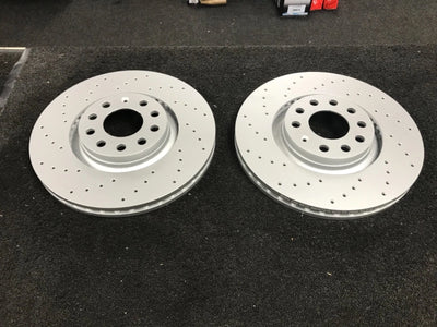 AUDI A4 B7 A6 C5 ALLROAD ESTATE TDI SPECIAL EDITION BRAKE DISC DRILLED 312MM