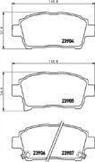 FOR TOYOTA  MR2 1.8 VVTI ROADSTER MINTEX FRONT & REAR BRAKE PADS  