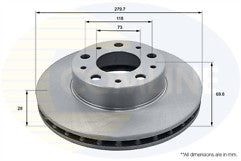 CITROEN RELAY 2.2HDi 2006-2012 FRONT BRAKE DISC FRONT BRAKE PADS 280mm