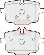 BMW 6 7 8 Series X5 X7 16-20 Brake Pads REAR WITH WIRE SENSOR