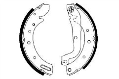 REAR BRAKE SHOES FOR NISSAN TERRANO 2.7TD MK1 MK2 257MM X54
