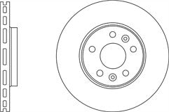 FOR VAUXHALL VIVARO RENAULT TRAFIC FRONT BRAKE DISCS  2014 ON 