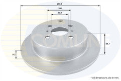 FOR TOYOTA YARIS 1.5 T SPORT BRAKE DISC PADS REAR BRAKE DISCS &PADS